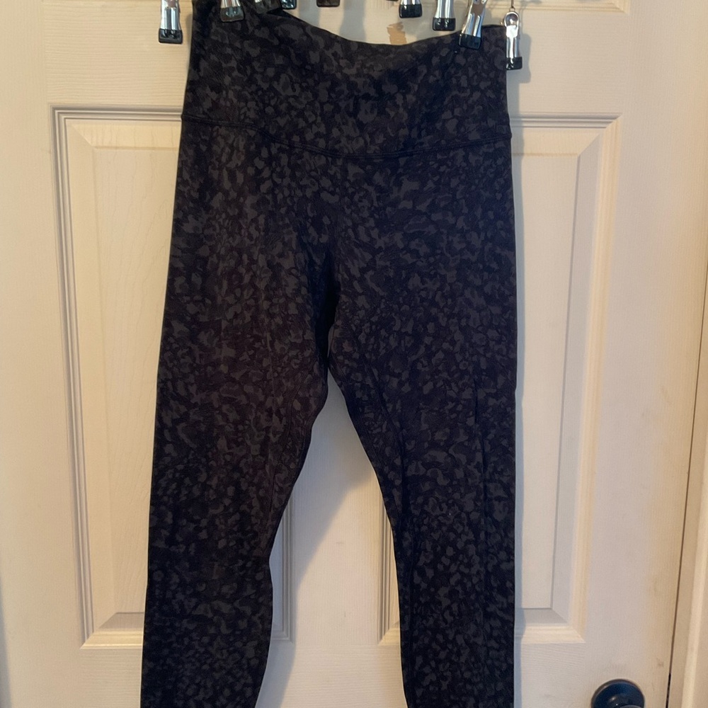 Lululemon align Black Patterned Leggings